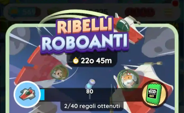 Evento Ribelli Roboanti Monopoly Go (Elenco dei Premi)